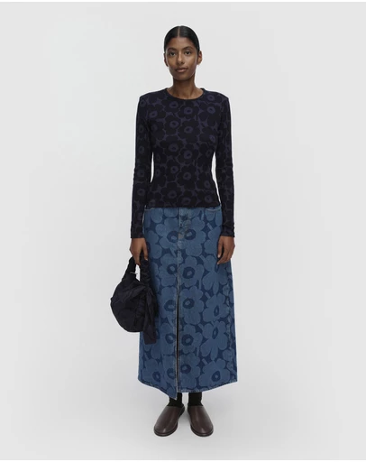 Marimekko - Vaihde Unikko Rib jersey shirt