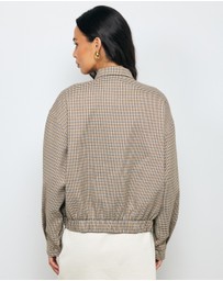 AERE - Check Bomber Jacket