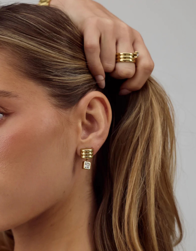 CENDRE - Rosetta Earrings 14K Gold