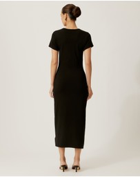 Tussah - Boat Neck Knit Maxi Dress