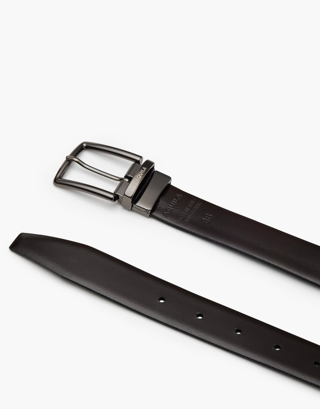 Aquila - Martini Black/Brown Reversible Belt