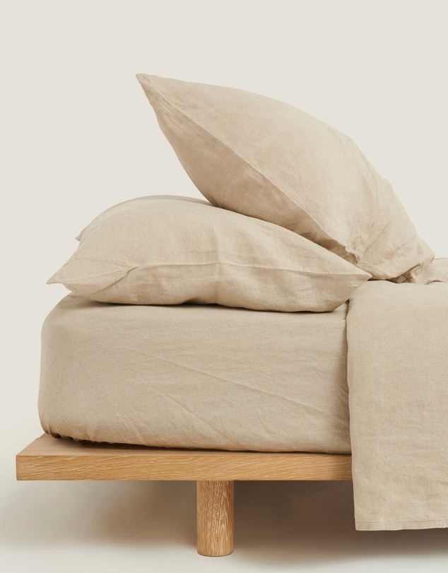 Carlotta + Gee - 100% Linen Fitted Sheet