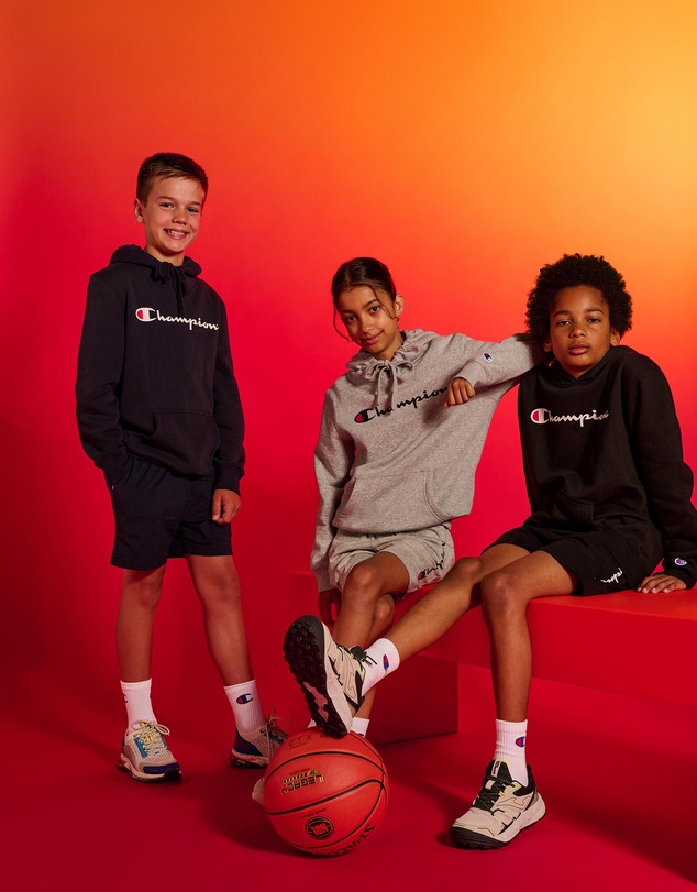 Champion - Jersey Script Shorts - Kids-Teens