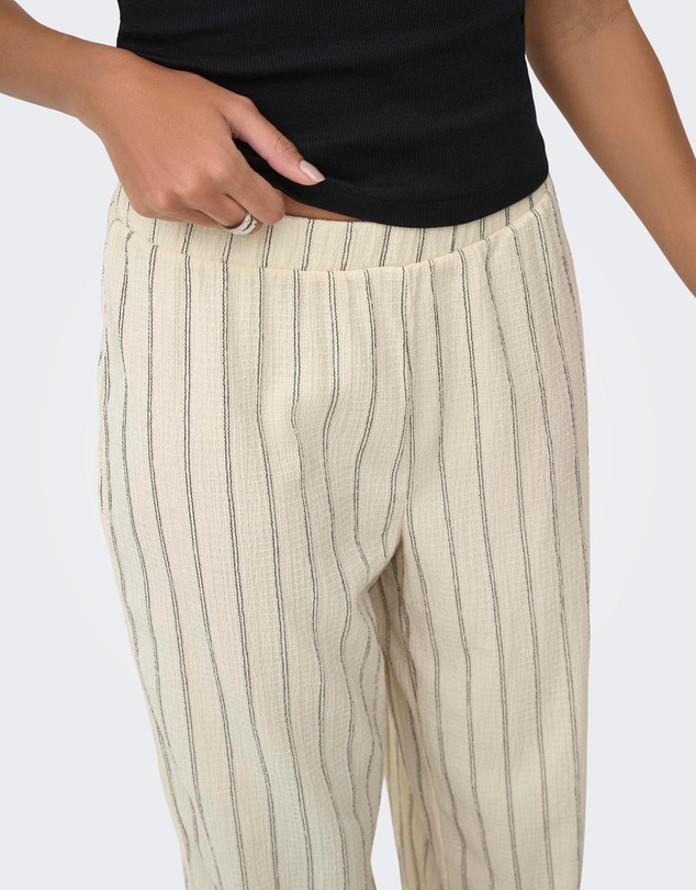 ONLY - Mika Wide Loose Striped Pants