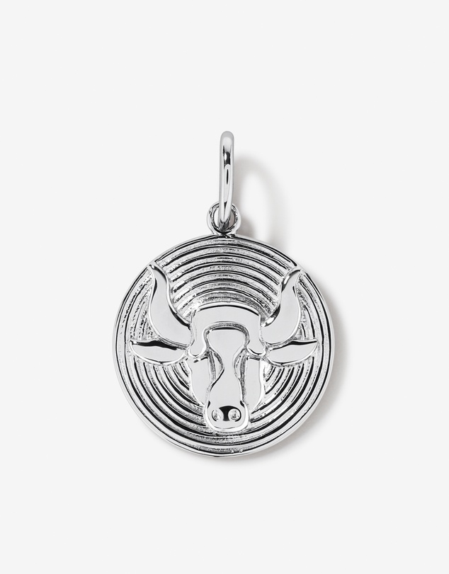Michael Hill - Diamond Accent Taurus Zodiac Pendant in Sterling Silver