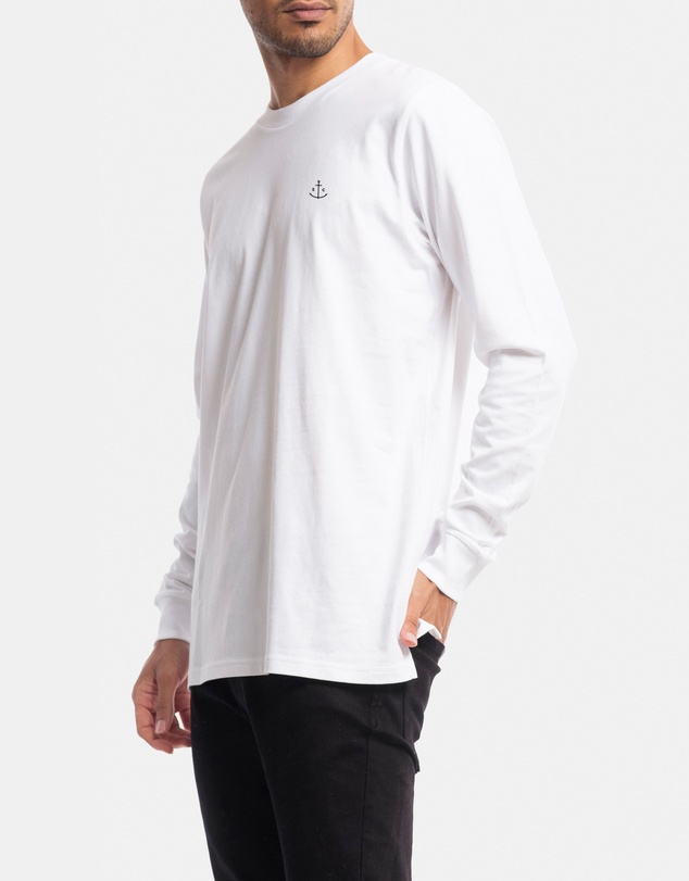 Stock & Co. - Stock & Co Anchor Embroidery Long Sleeve Tee