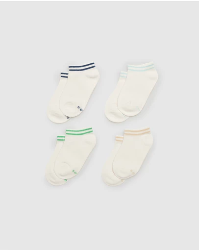 Seed Heritage - Stripe Ankle Sock 4 Pack