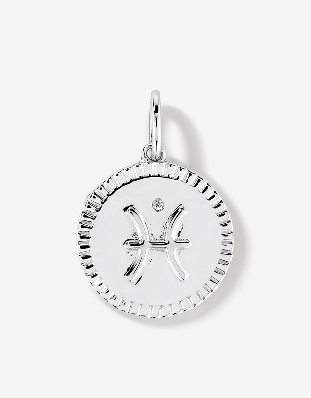 Michael Hill - Diamond Accent Pisces Zodiac Pendant in Sterling Silver
