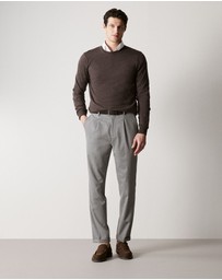 Trenery - Merino Crew in Chocolate