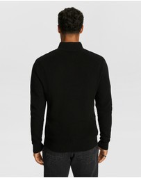 yd. - Washington Zip Cotton Knit Jumper