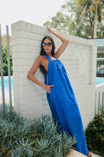 AERE - Dovie Linen Maxi Dress