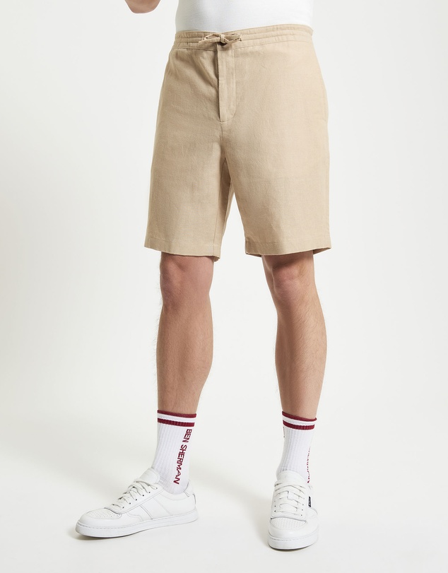 Ben Sherman - Linen Cotton Drawcord Short