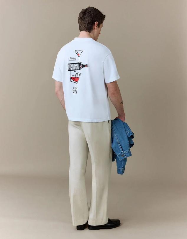 Percival - Perci And Rossi Martini Oversized T-Shirt
