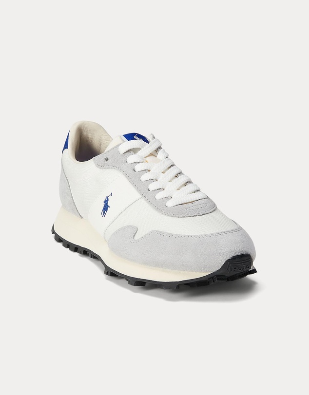 Polo Ralph Lauren - PRL Trail 125 Suede-Mesh Sneaker - The ICONIC Exclusive