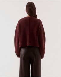SOVERE - Axel Knit Bomber Cardigan