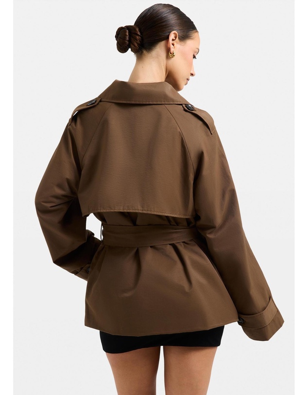 Alice In The Eve - Tessa Cinched Trench Coat