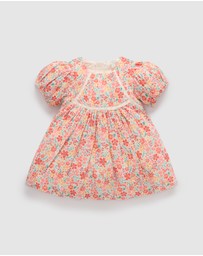 Purebaby - Floral Dress -Kids-Babies