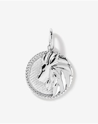 Michael Hill - Diamond Accent Leo Zodiac Pendant in Sterling Silver