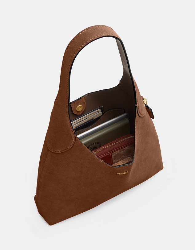 Coach - Suede Brooklyn Shoulder Bag 28