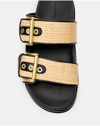 AllSaints - Sian Raffia Sandals - Women's