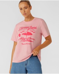 Lorna Jane - Beach Club Washed Relaxed T-Shirt