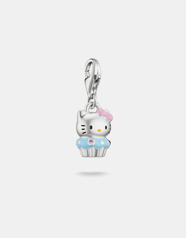 THOMAS SABO - Hello Kitty Muffin Charm, Silver-Plated