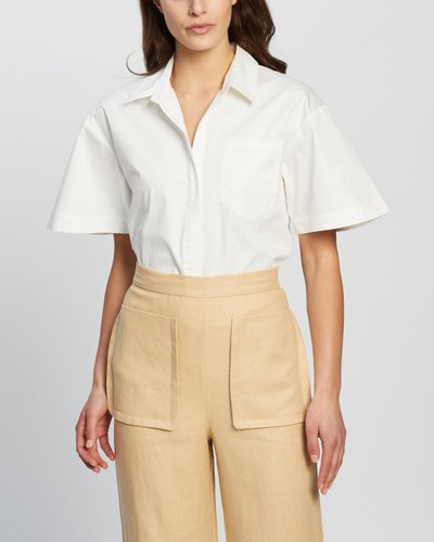 Amaia Short Sleeve Button Up Shirt