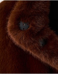 M.N.G - Faux-Fur Jacket With Pockets