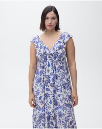 M.N.G - Ramona Ruffled Floral Print Dress