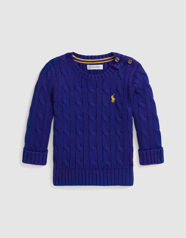 Polo Ralph Lauren - Cable-Knit Cotton Sweater - Babies