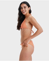 Roxy - Womens Moana Stripe Bikini Top