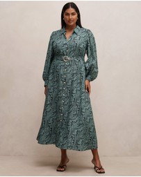 Forever New Curve - Hazel Curve Shirt Midi Dress