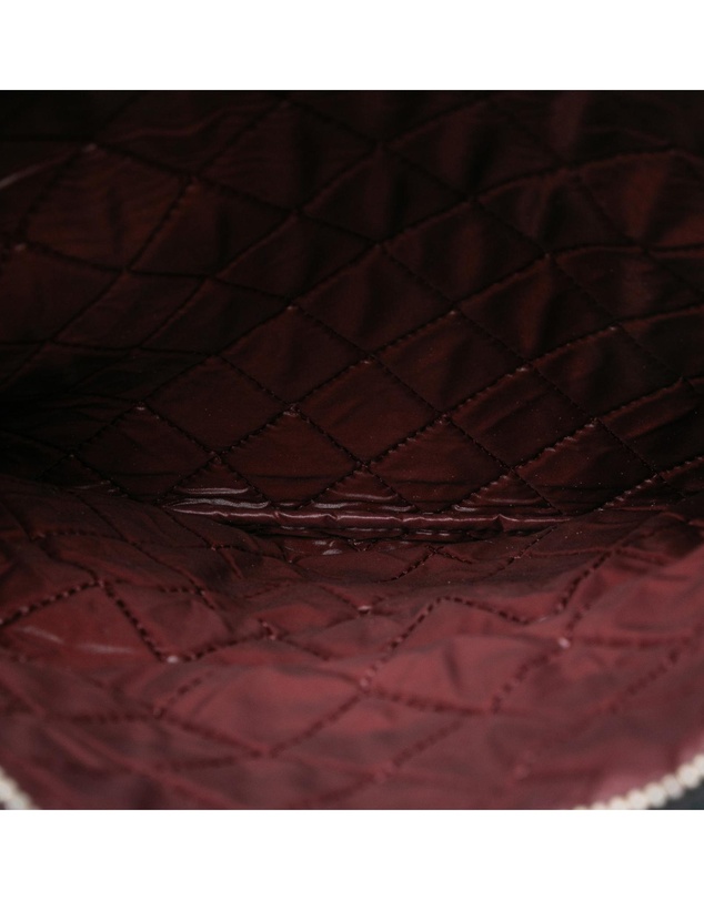 Pre-Loved by Azura Reborn - Pre-Loved Quilted Lambskin CC Beauty Foldover Clutch
