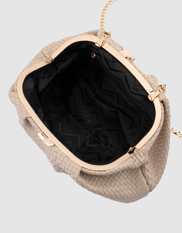 Olga Berg - Martinique Woven Clutch