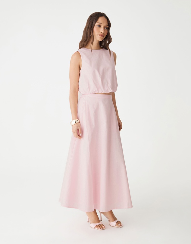 Forcast - Kenya 2 Ruched Linen Top