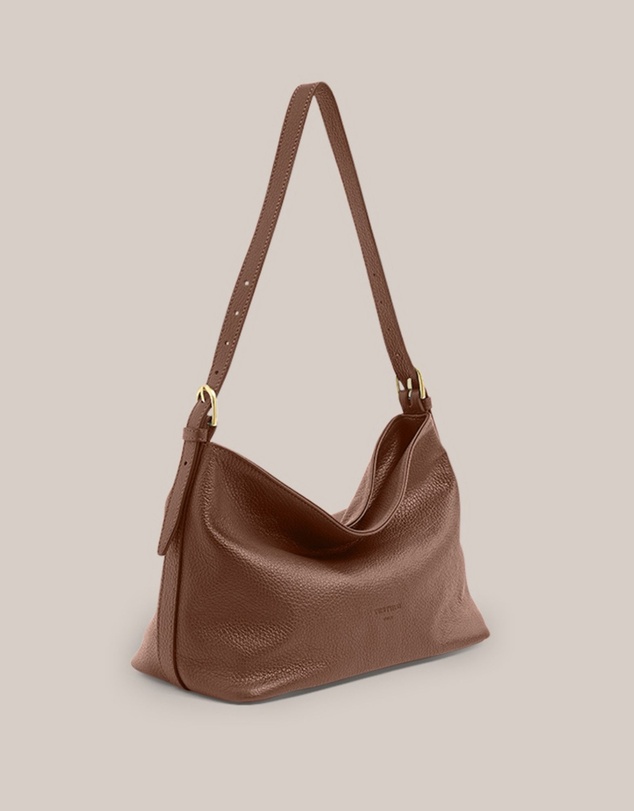 VESTIRSI - Eden Mocha Leather Shoulder Bag