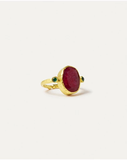 Ottoman Hands - Lucia Ruby Cocktail Ring