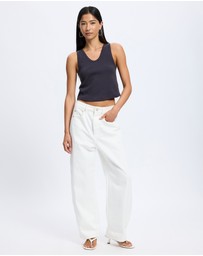 White By FTL - Wendy Rib Tank