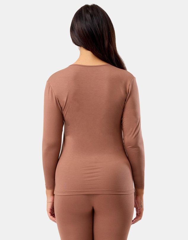 Hush Hush - Modal Thermal Long Sleeve Top