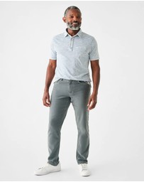 Faherty - Ss Indigo Organic Cotton Polo