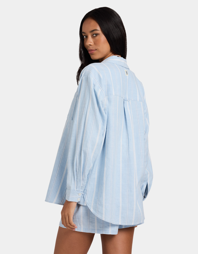 Billabong - Salt Air Stripe Long Sleeve Shirt