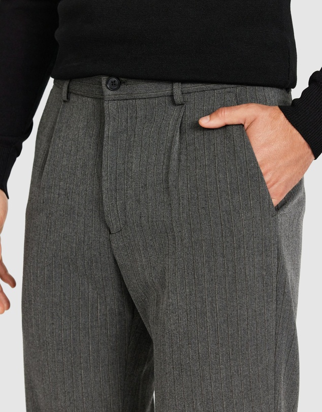 Tarocash - Strand Pinstripe Pleat Pant