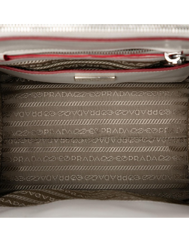 Pre-Loved by Azura Reborn - Pre-Loved Mini Scamosciato Trimmed Glace Calf Twin Pocket Satchel