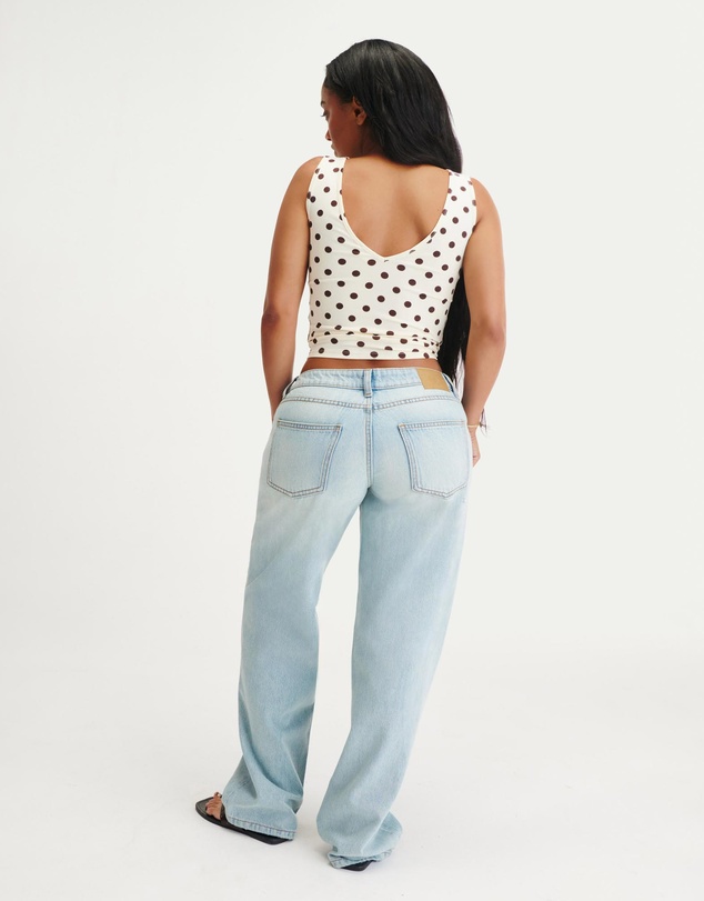 Cotton On - Curvy Low Rise Straight Jeans