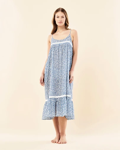 Papinelle - Sorrento Lace Trim Maxi Nightie