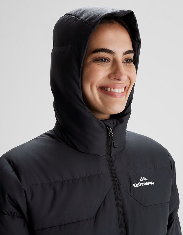 Kathmandu - Epiq Hooded Down Puffer 600 Fill Warm Outdoor Winter Jacket