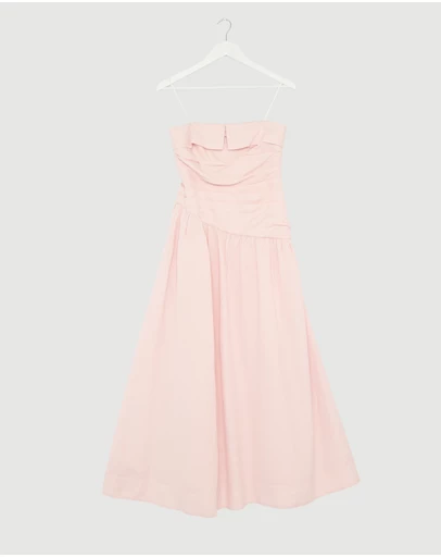 Revibe - Repaired Shona Joy Gigi Strapless Maxi Dress - AU 10