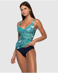 Nip Tuck Swim - Fiorenza Louise Multifit Ruched Front Tankini Top