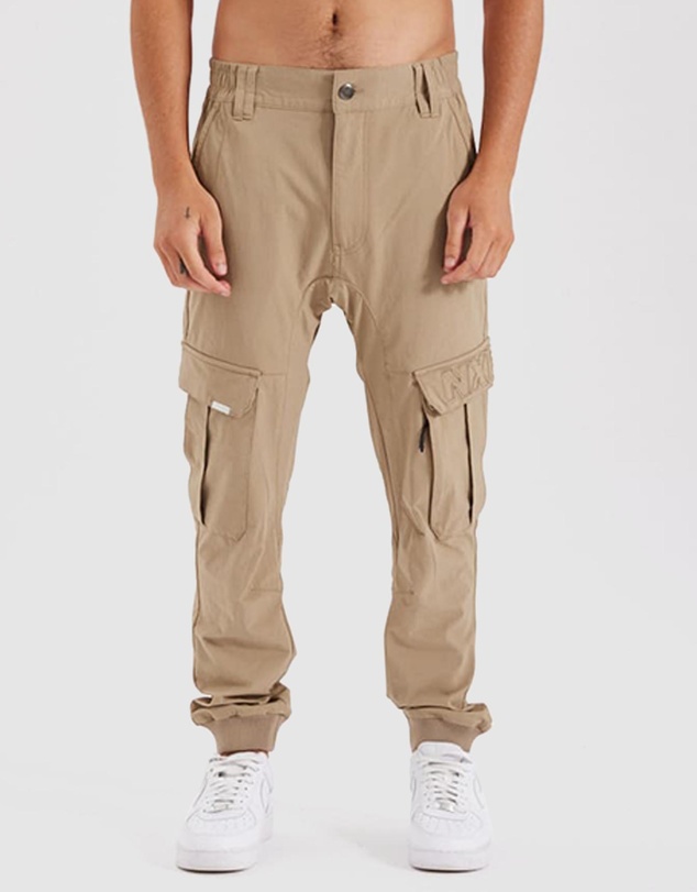 Nena & Pasadena - F150 Slim Nylon Cargo Joggers