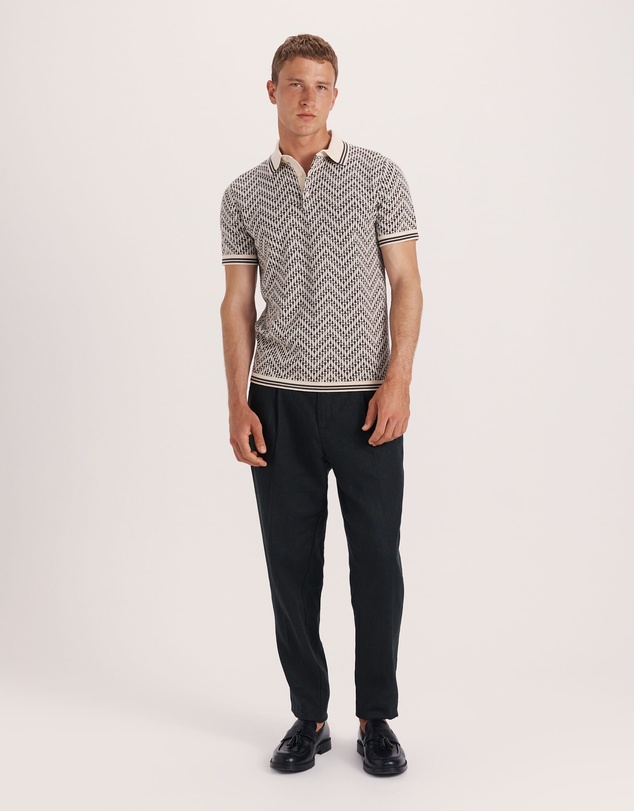 SABA - Monte Linear Knit Polo